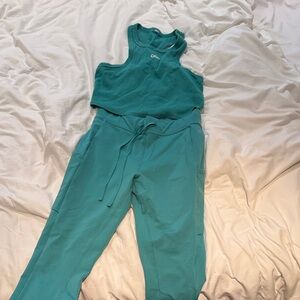 ALO Yoga Women's Aqua Track Pants & Joggers